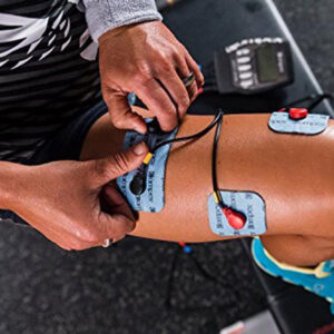 jak podpiąć elektrody compex 5 cm x 10 cm podwójny klips