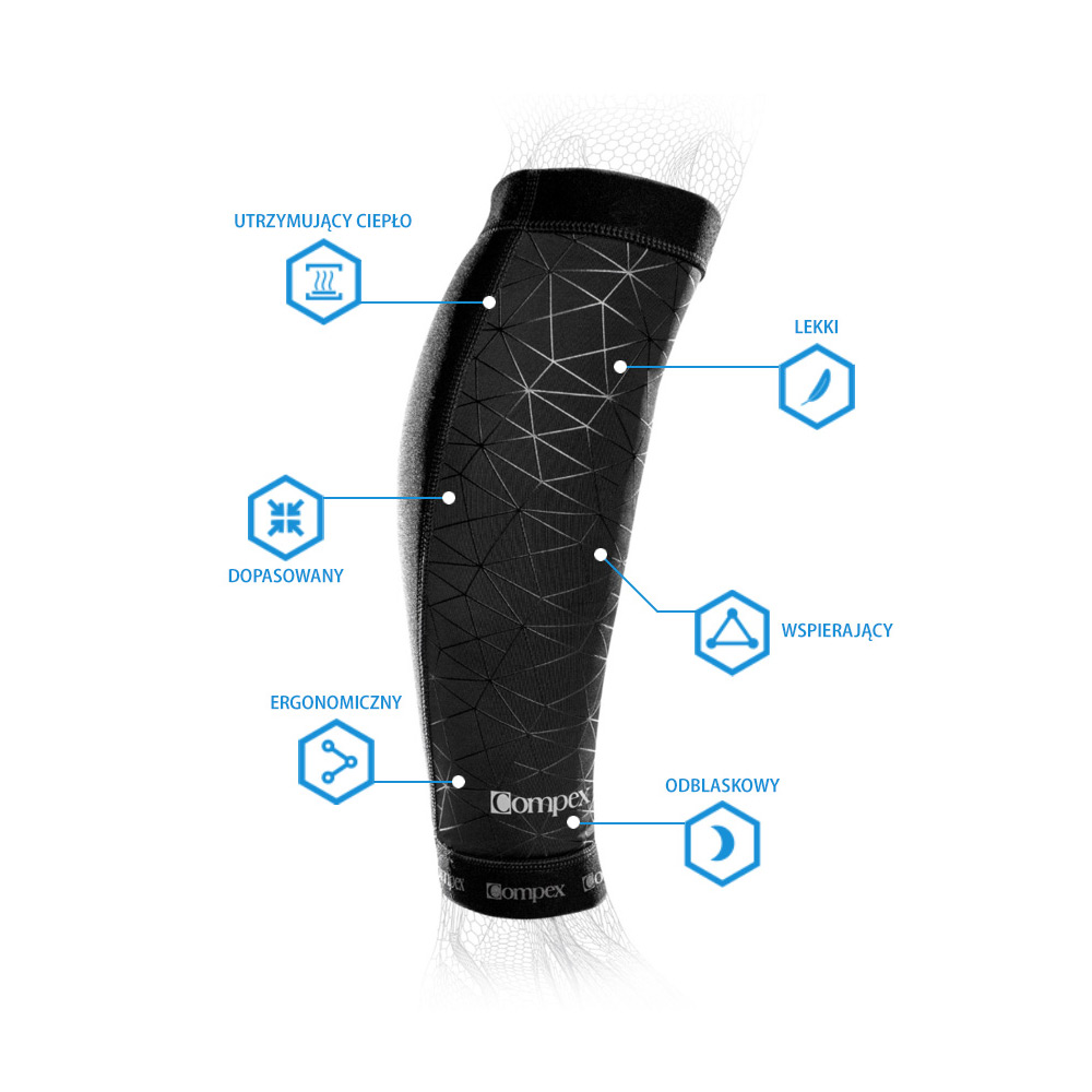Compex Anaform Calf Sleeve - charakterystyka opaski kompresyjnej