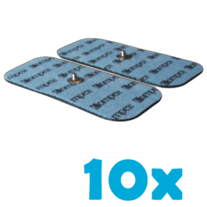 10 sztuk compex elektrody samoprzylepne pojedynczy klips 5x10 cm paczka