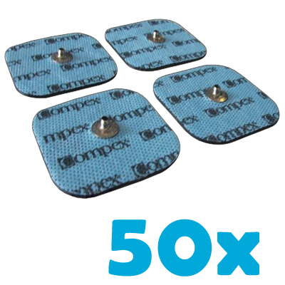 50 sztuk compex elektrody samoprzylepne 5x5 cm paczka