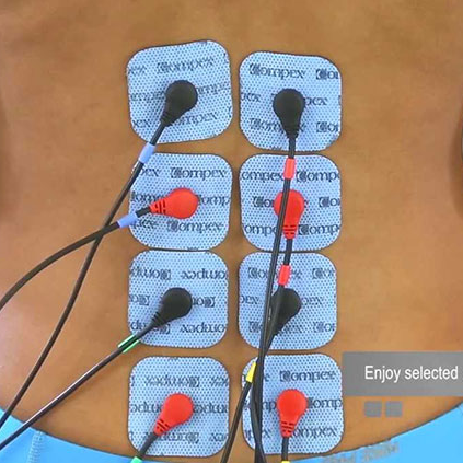 Bóle kręgosłupa ułożenie elektrod