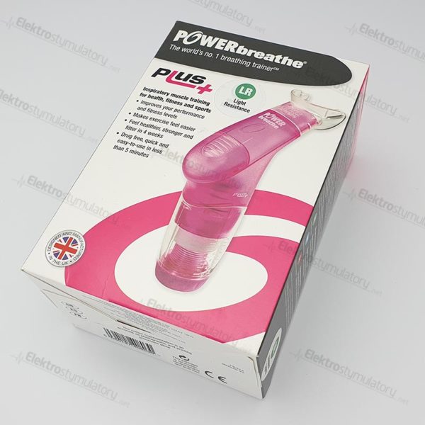 trenazer oddechu powerbreathe pink light - poziom lekki rozowy