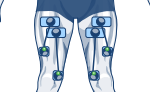 compex electrodes leg
