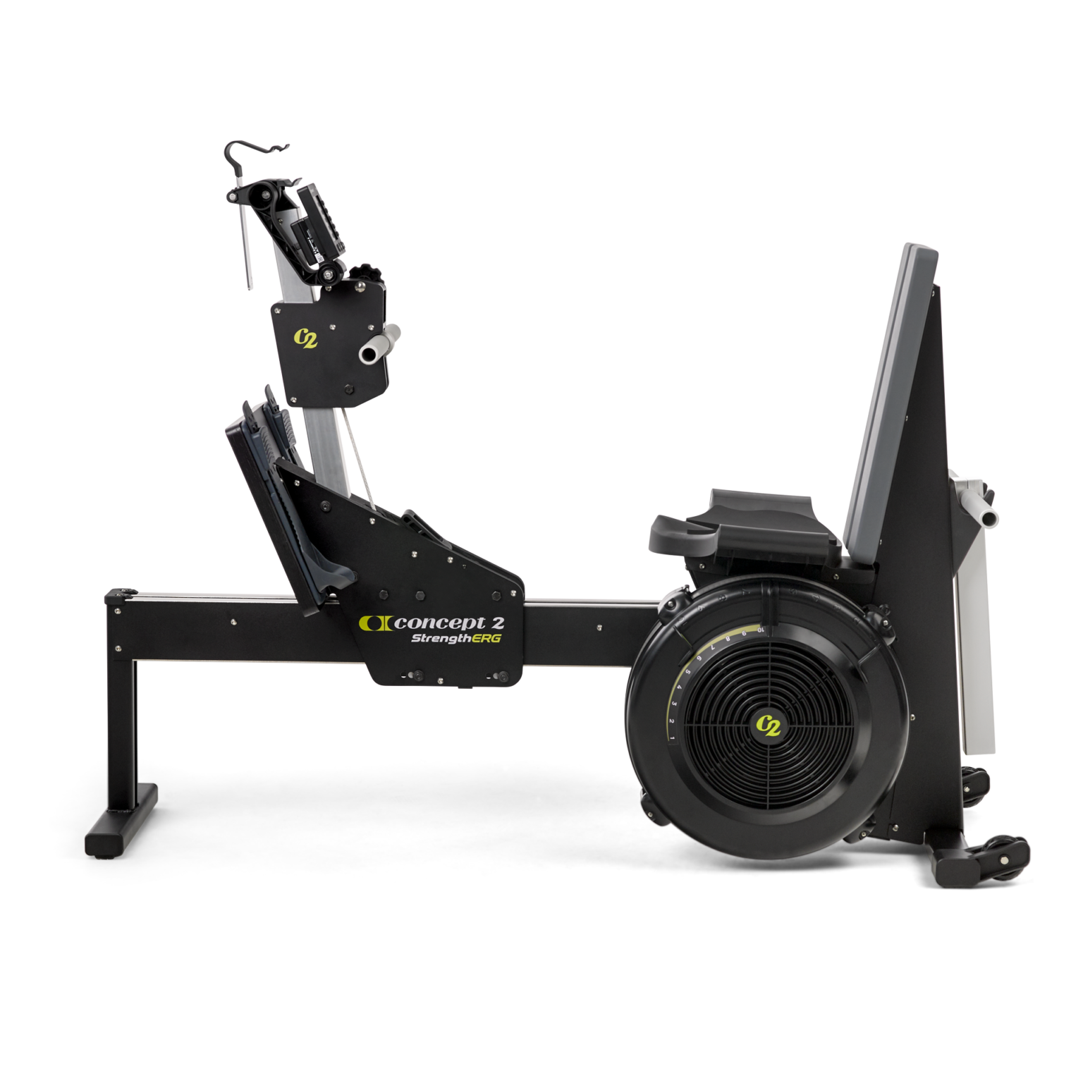 Trzy główne pozycje Concept2 StrengthErg