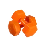 DrFit Hantle sześciokątne heksagony 1,5 kg pomarańczowe (2 sztuki)