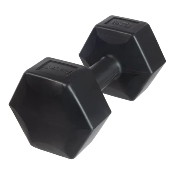 DrFit Hantle sześciokątne heksagony 6 kg czarne (2 sztuki)