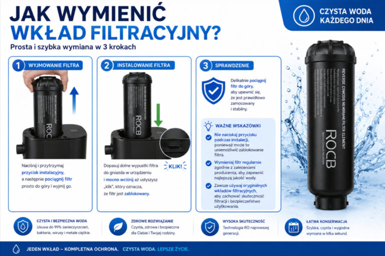 Filtr RO All-in-One - montaż