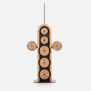 Wieża NOHrD WeightPlate Tower z talerzami w drewnianym fornirze i gryfami