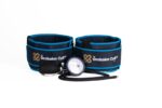 Opaski okluzyjne na nogi The Occlusion Cuff Pro z manometrem, packshot dwóch mankietów